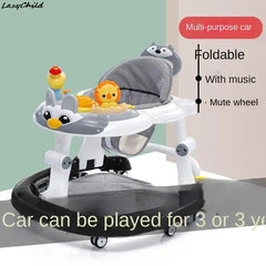 Baby Walker with Music Handle | Foldable Musical Walker