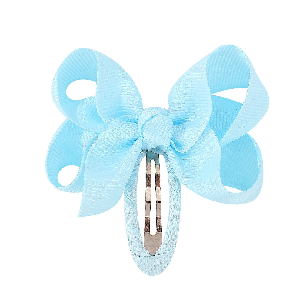 2Pcs Solid Bow Clips