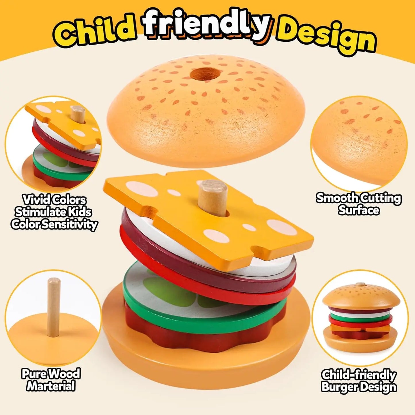 Sandwich Stacking Toys