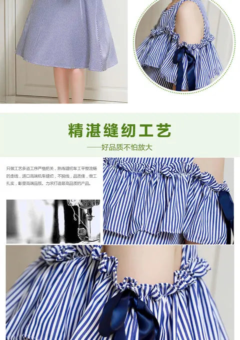 Korean Patchwork Maternity Dress