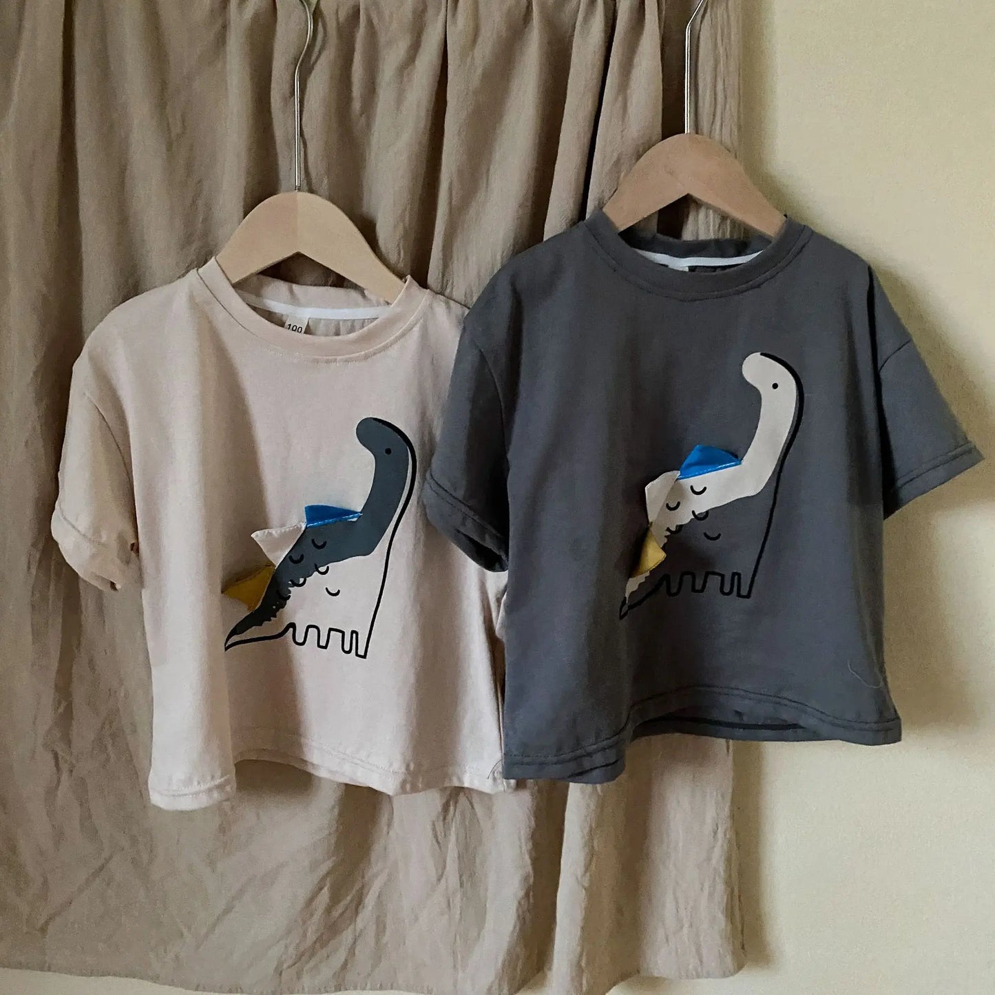 Dinosaur Half Sleeve Shirt - PAMU8