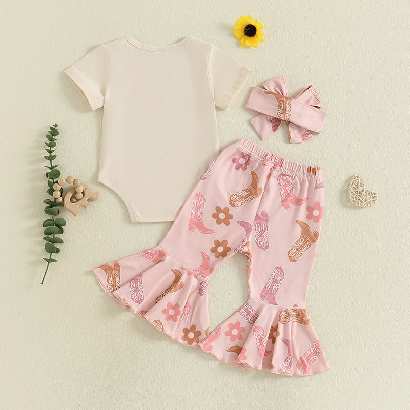 Western Short Sleeve Romper