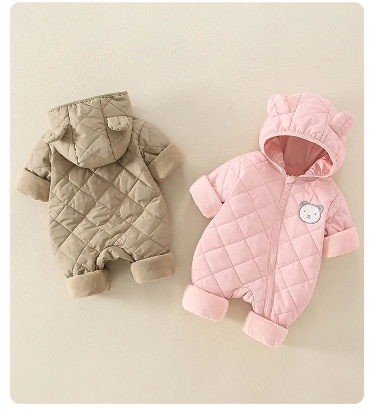 Baby Warm Fleece Jumpsuit