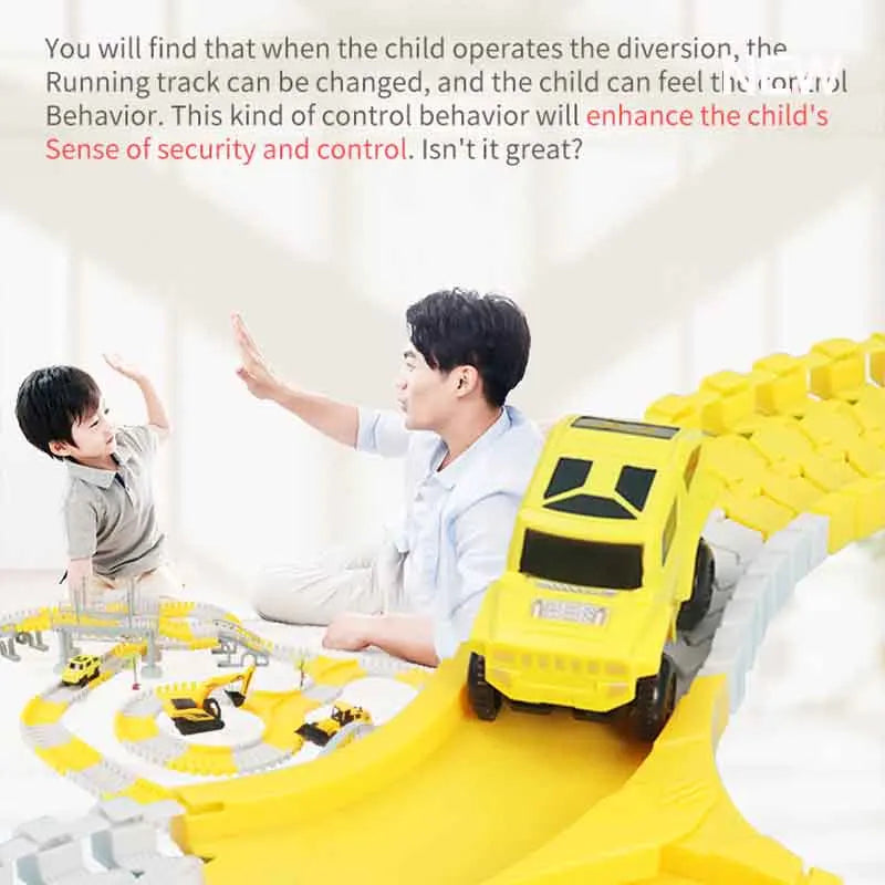 137-467pcs Baby Electric Track Toy