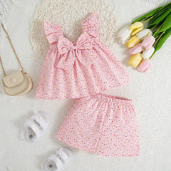 Cute Summer Top Shorts Set