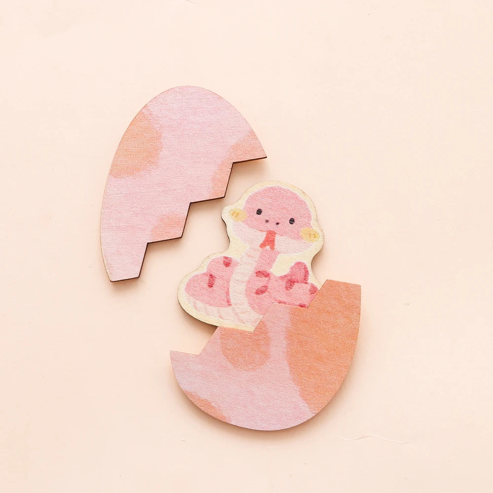 Wooden Animal Puzzles Baby Toys