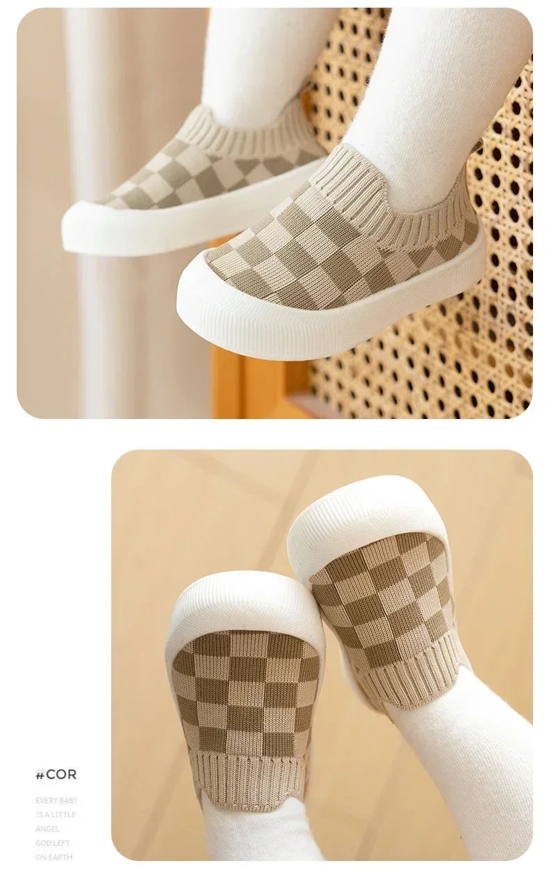 Classic Plaid Non-Slip Sneakers Sport Shoes - PAMU8
