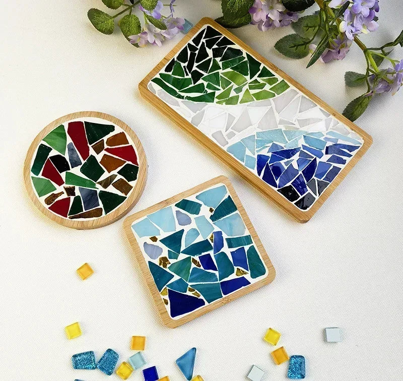 Handmade DIY Mosaic Cup Mat Toys