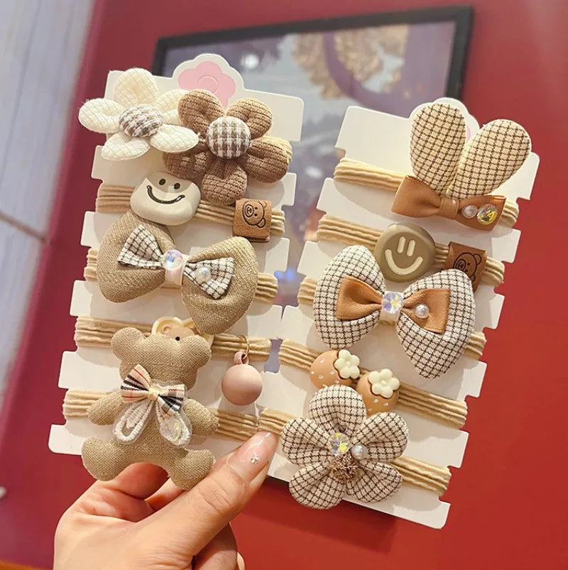Soft Rubber Scrunchies Kids Hair Accessories - PAMU8