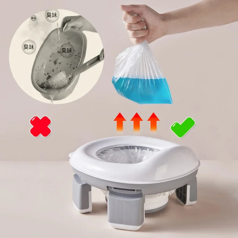 3 in 1 Travel Toilet Seat with Bags