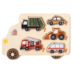Wooden Animal Puzzles Baby Toys