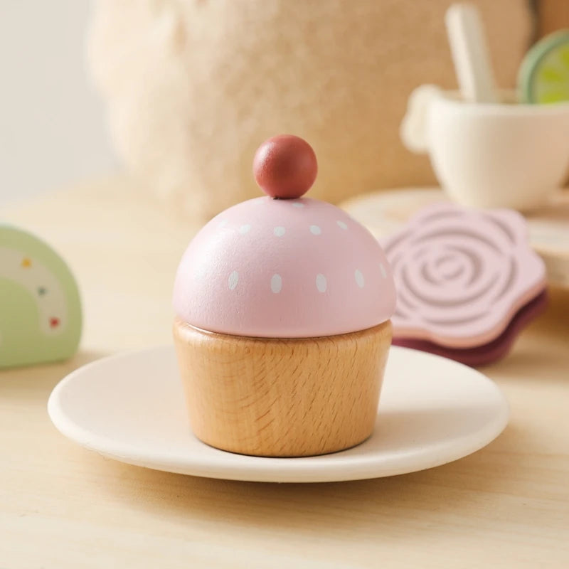 Tea Set Wooden Pretend Play Toys