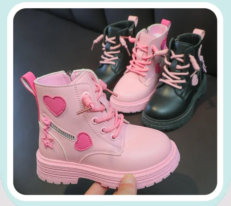 Girls Snow Furry Ankle Boots