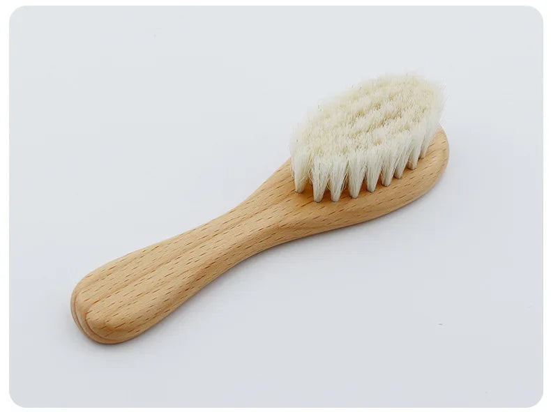 Soft Baby Wood Brush Set