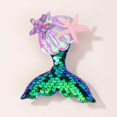 Kids' Mermaid Hair Clip, Glitter Tail Barrette