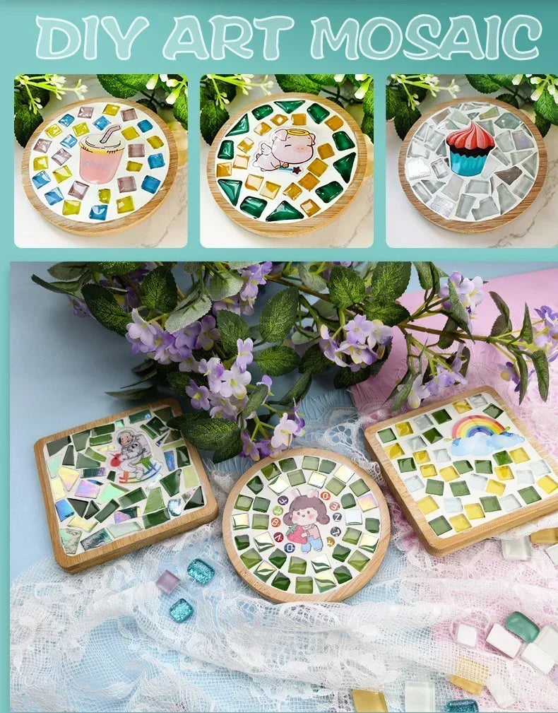 Handmade DIY Mosaic Cup Mat Toys
