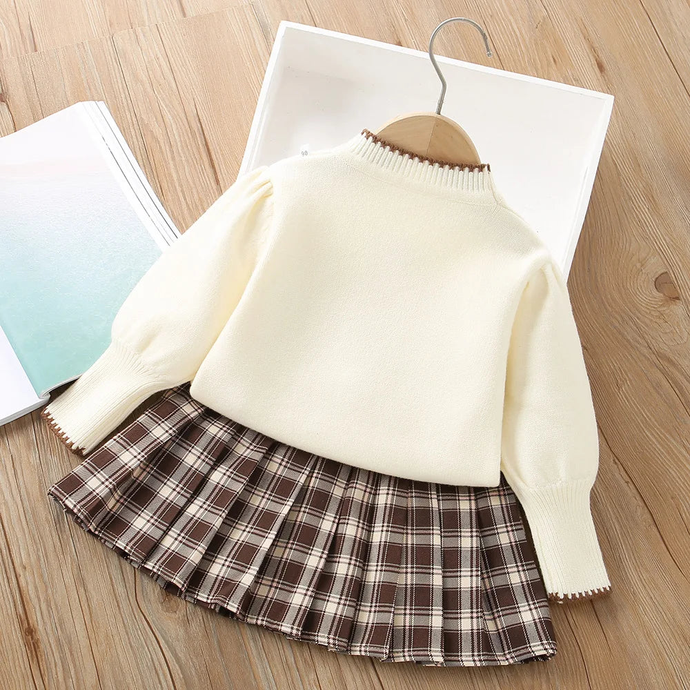 Flower Knitted Skirt