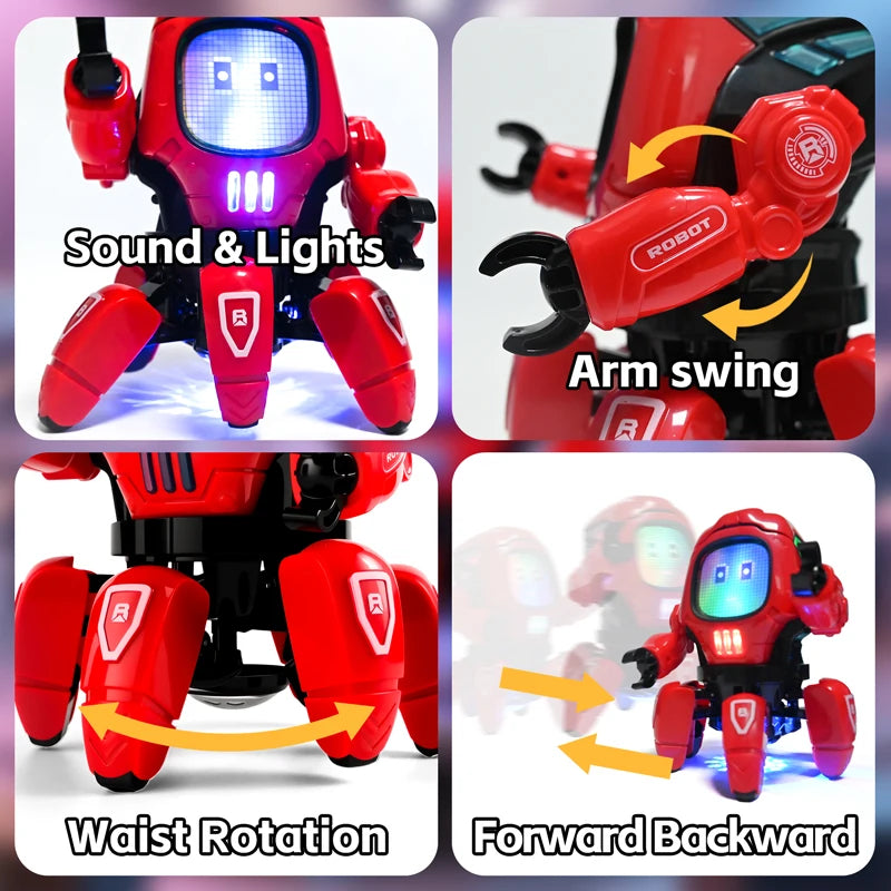 Kids Dance Robots Music LED