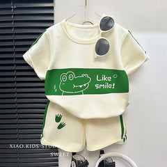 Kids Striped T-Shirt Shorts