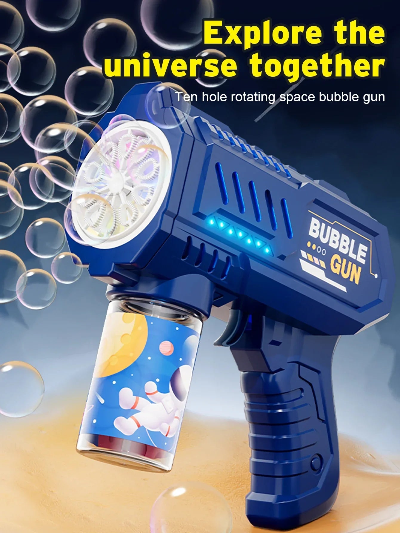 Bubble Gun Rocket Bubbles Machine