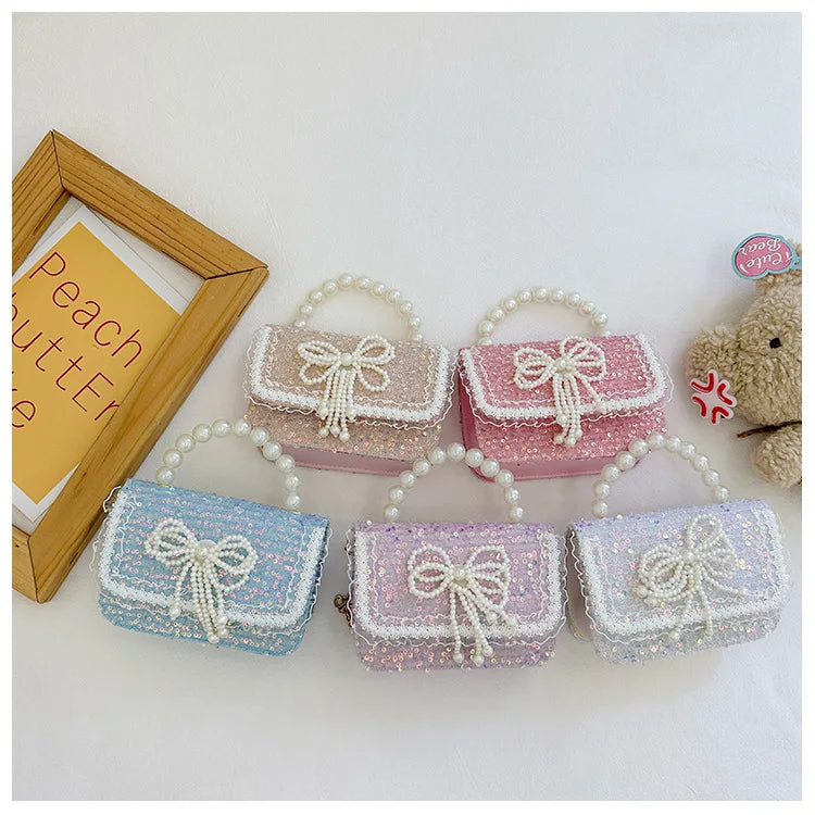 Pearl Beaded Shoulder Bag