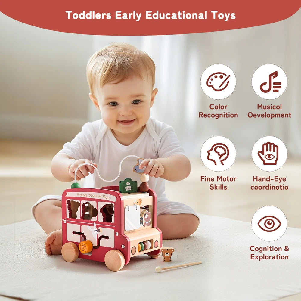 Baby Wooden Block Mix Toys