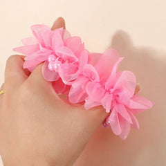 Girls' Soft Hair Band Set, 2-Piece Headband Pack