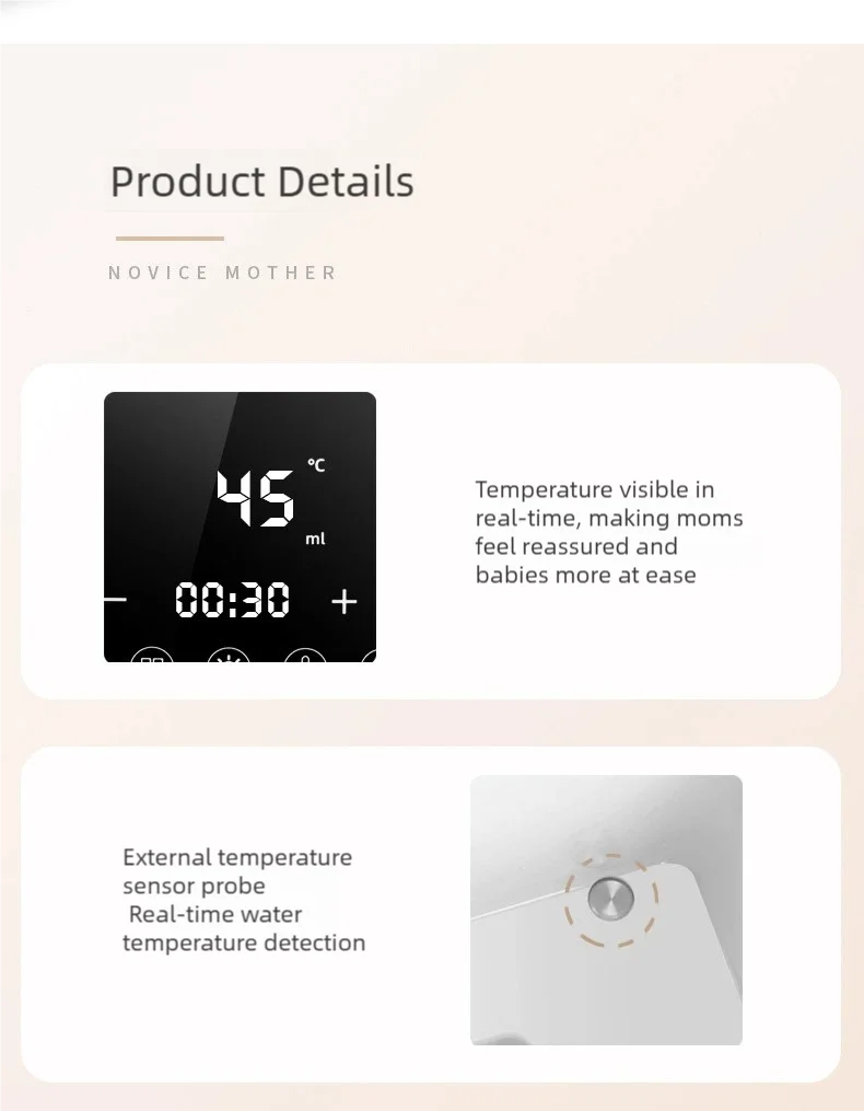 Smart Milk Warmer Baby Bottle