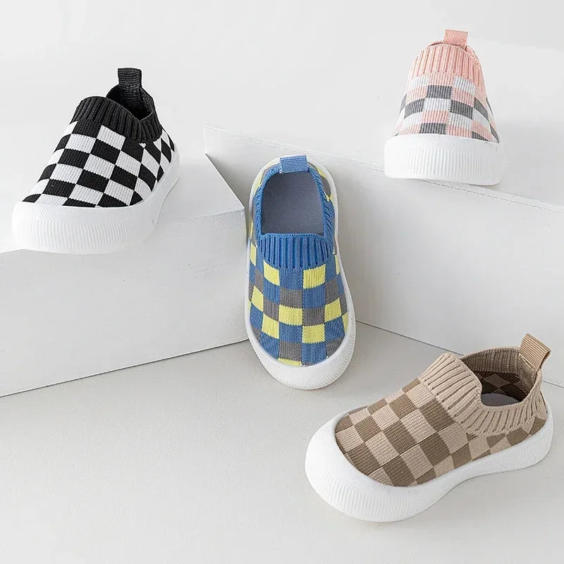 Classic Plaid Non-Slip Sneakers Sport Shoes - PAMU8