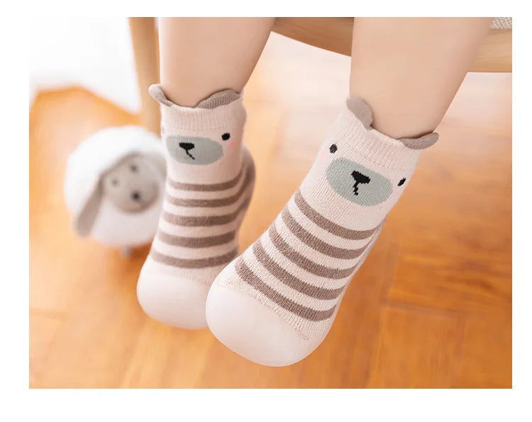 Non-Slip Learning Walk Socks