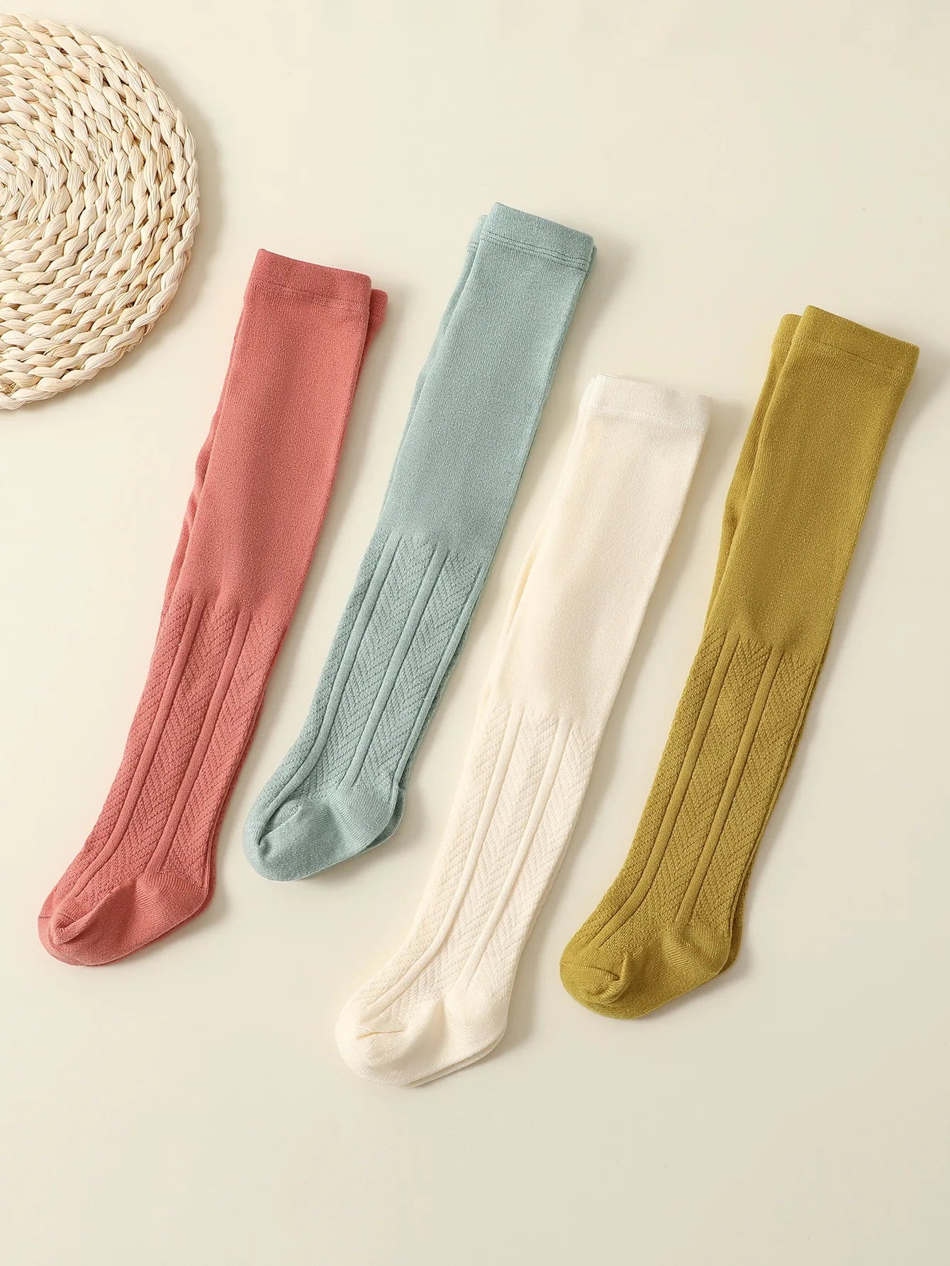Baby Girls Bodysuit Knitted Leggings