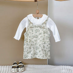 Ruffled Floral Print Dress
