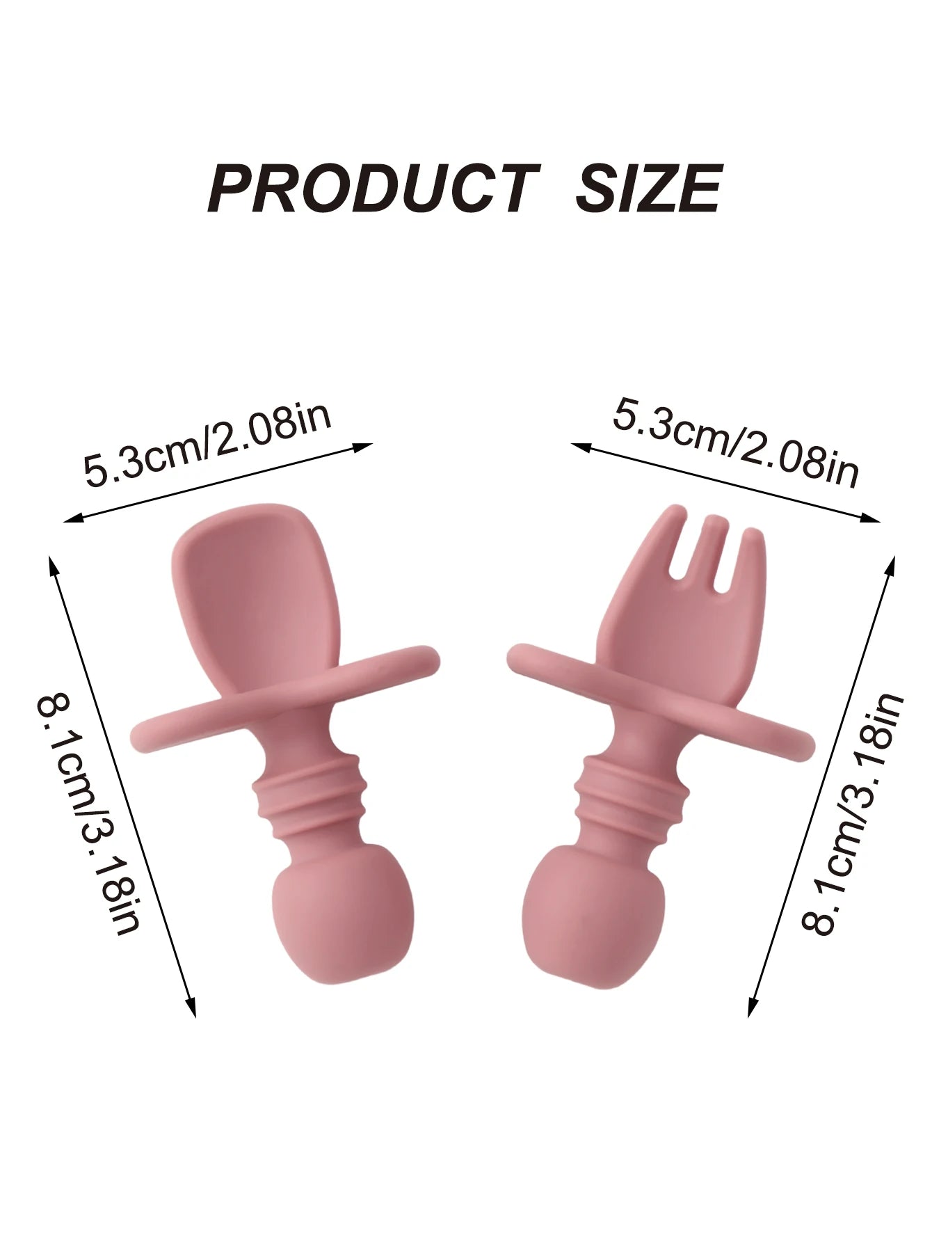 Silicone Baby Fork Spoon Set