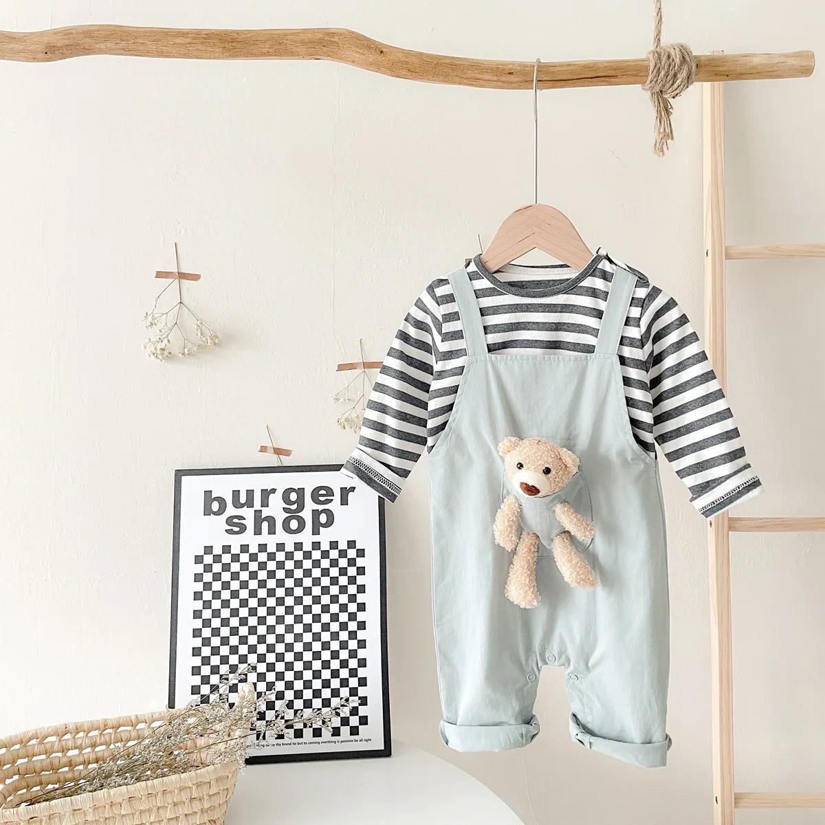 Jumpsuits Striped Casual Cotton