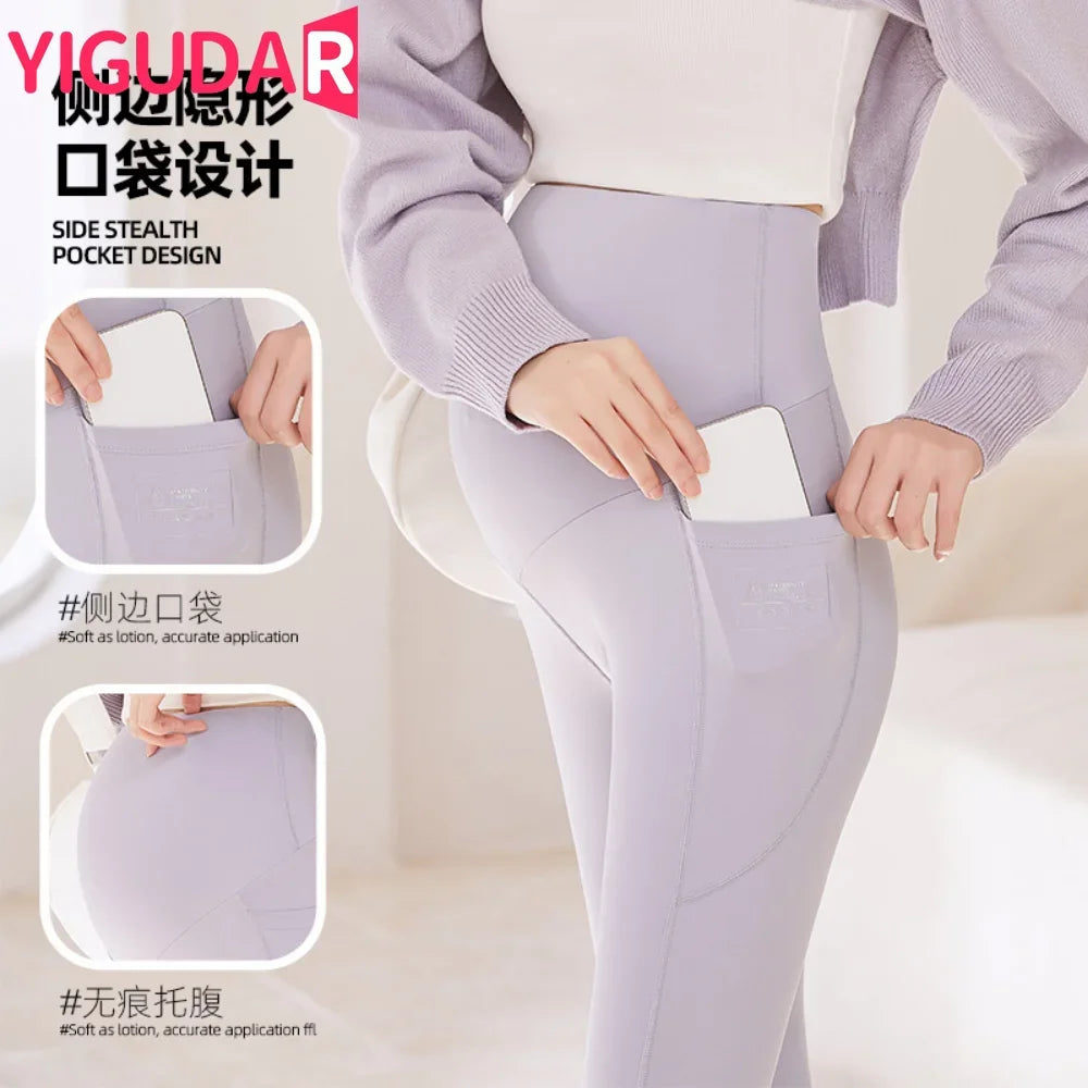 Pregnant Woman Adjustable Leggings