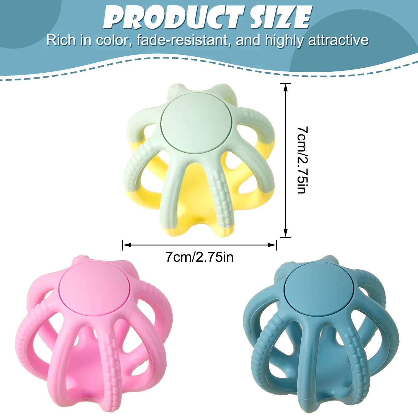 Kids Finger Press Teething Toys