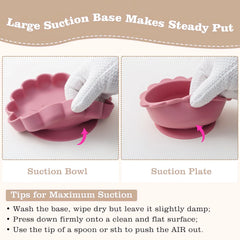 Baby Feeding Plate Set, 5-Piece Toddler Dinnerware