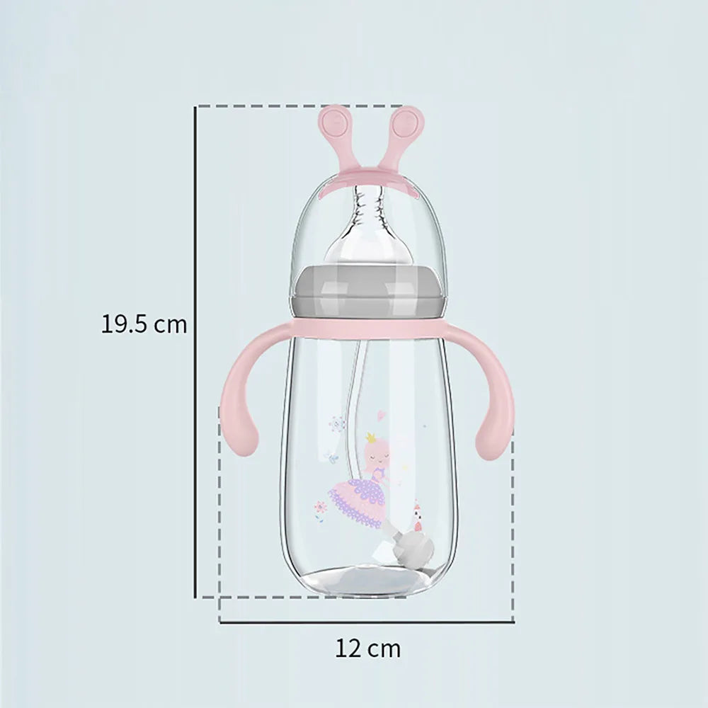 Large capacity baby feeding bottle