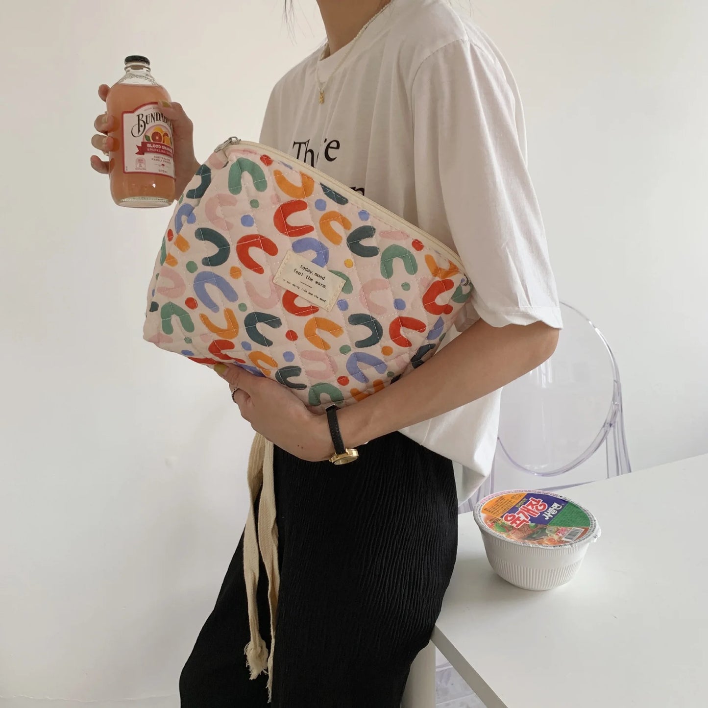 Cartoon Print Nappy Bag