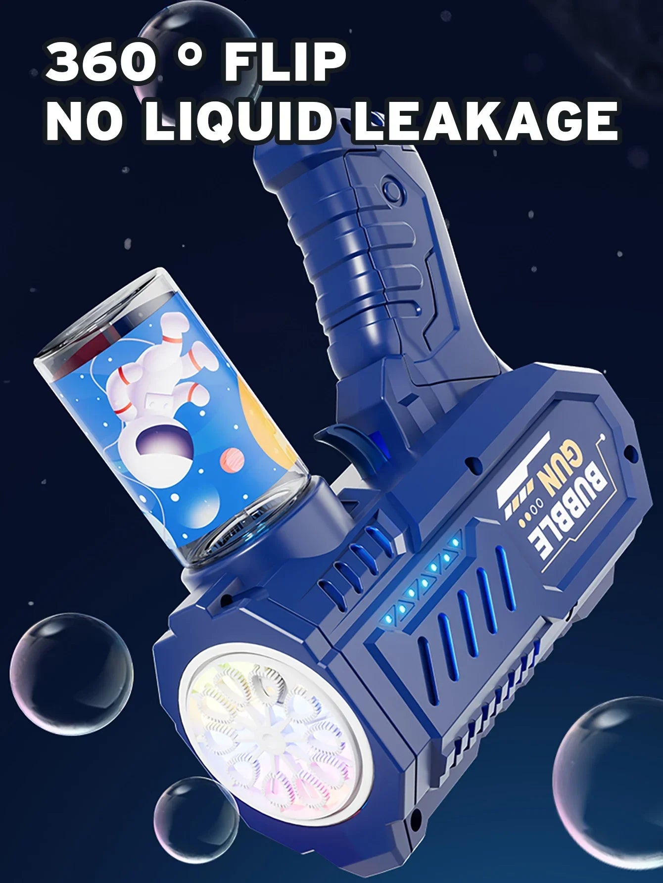 Bubble Gun Rocket Bubbles Machine