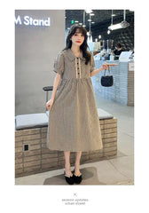 New Maternity Plaid Dresses