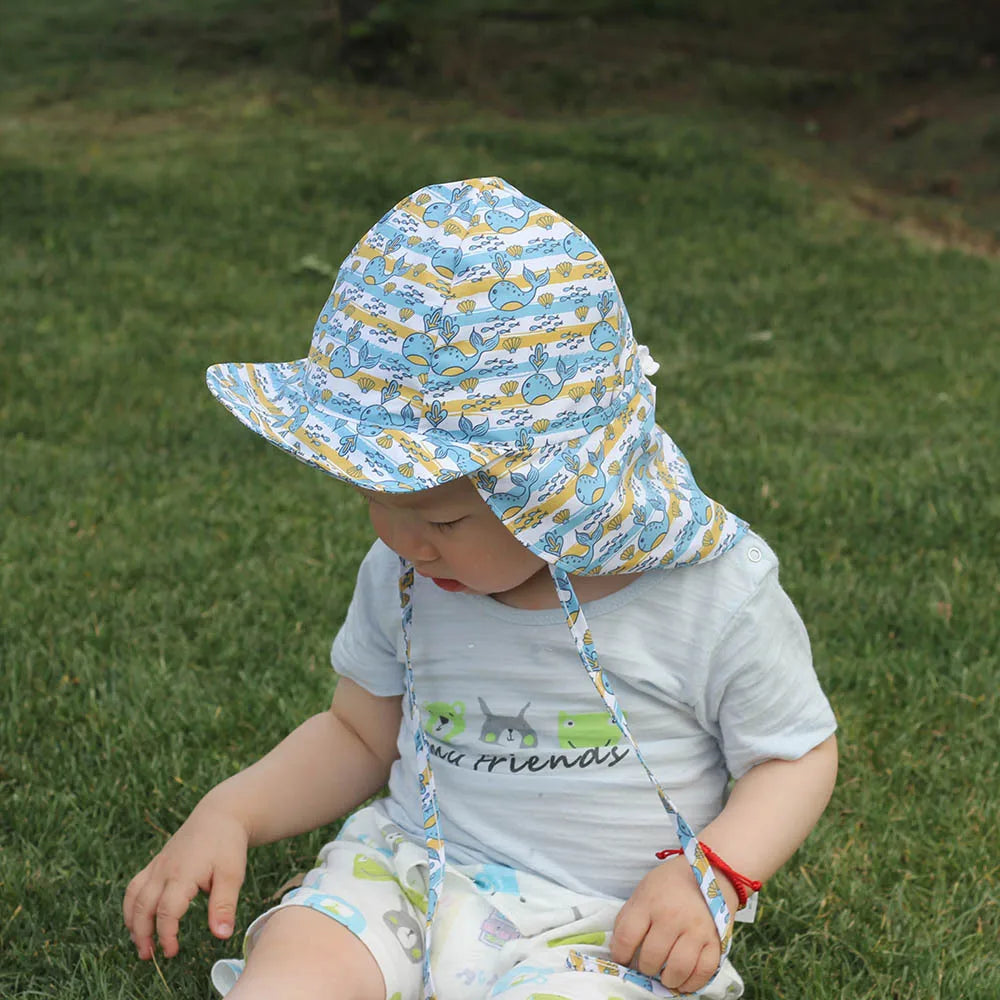 Baby Sun Hat Adjustable Summer - PAMU8
