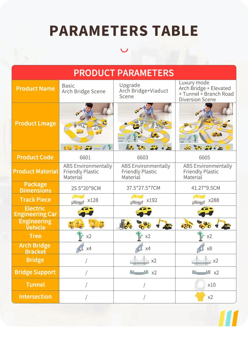 137-467pcs Baby Electric Track Toy