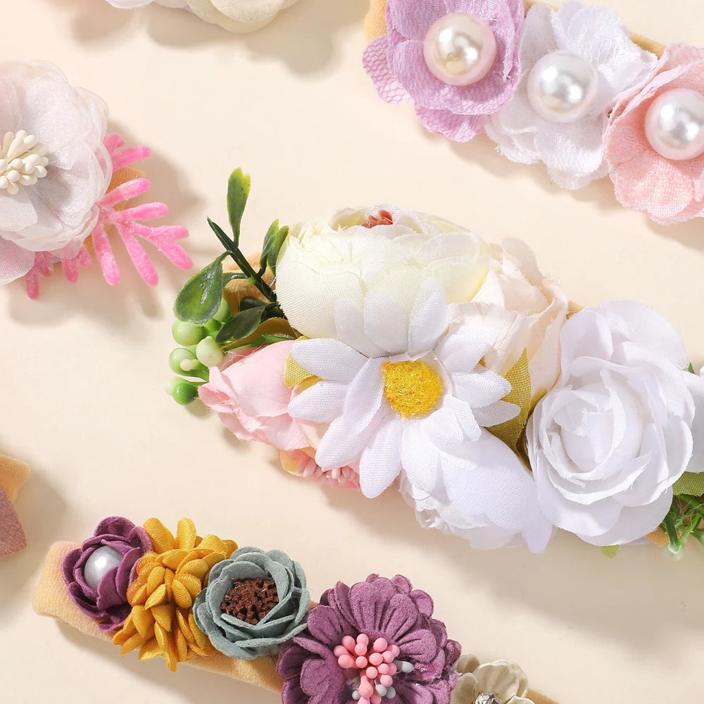 3Pcs Flower Headband