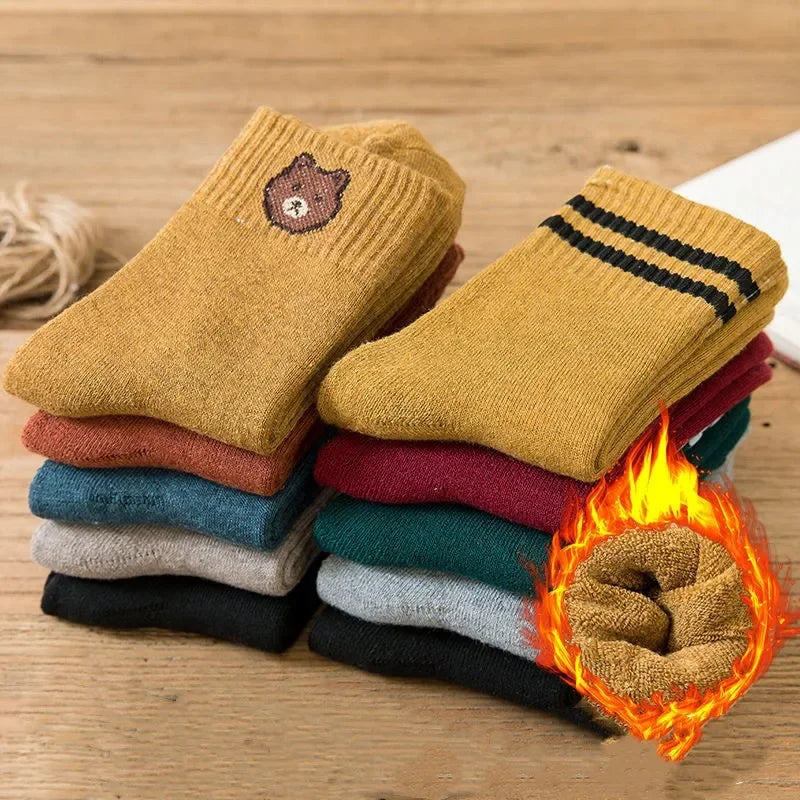 Pairs Warm Plush Kids Socks - PAMU8