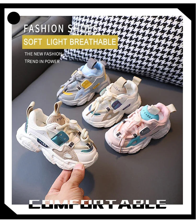 Spring Mesh Breathable Kids Sneakers