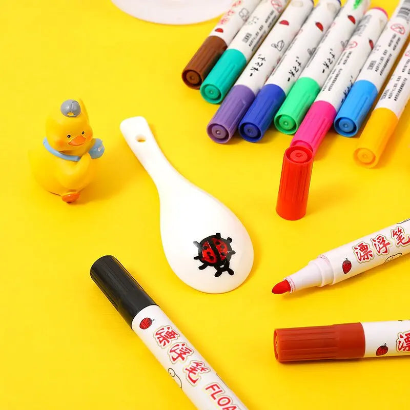 8/12 Colors Water Floating Painting Brush