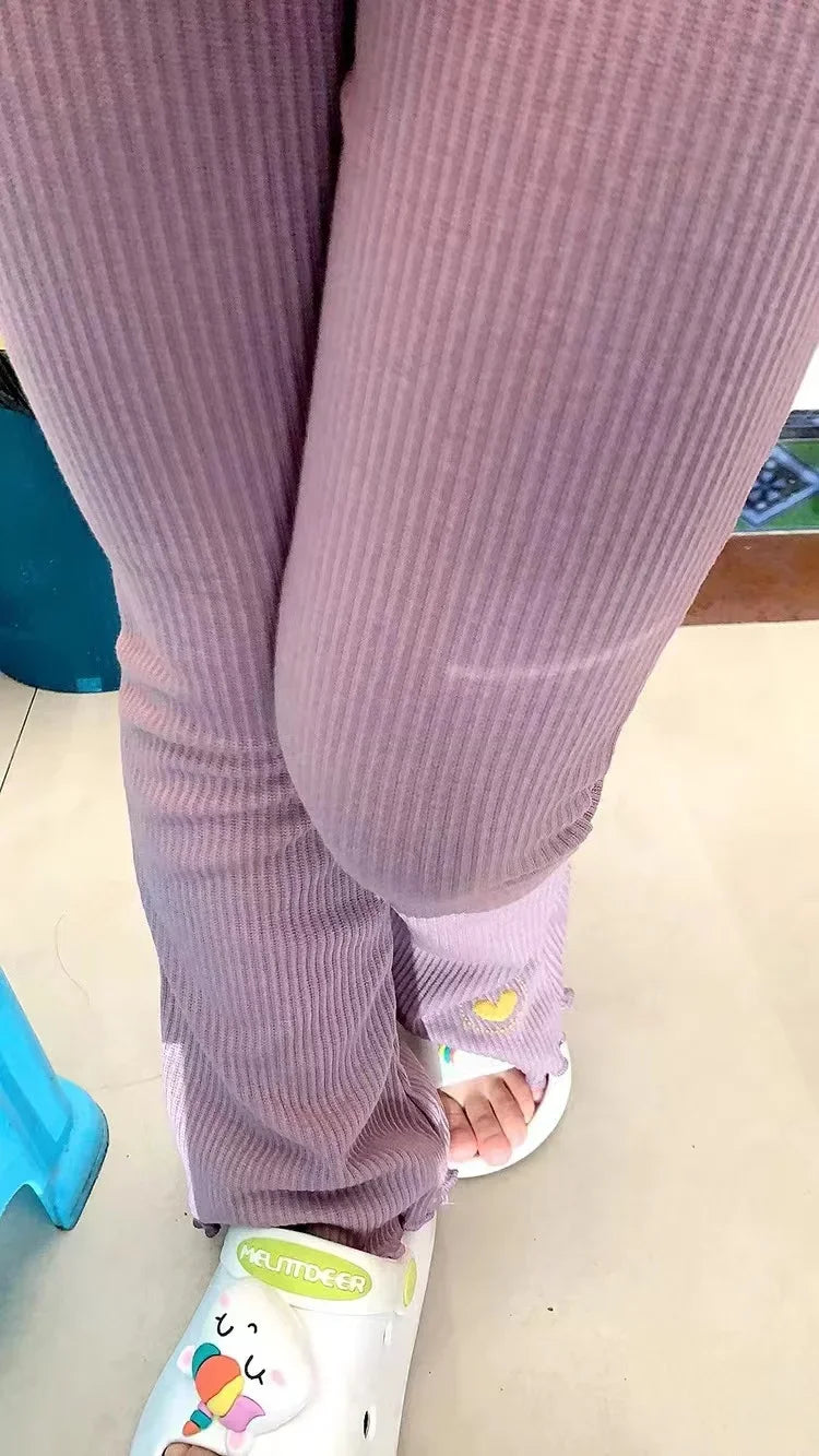 Kids Girls Flare Leggings
