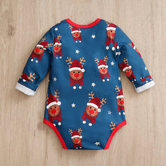 Christmas Reindeer Print Jumpsuit