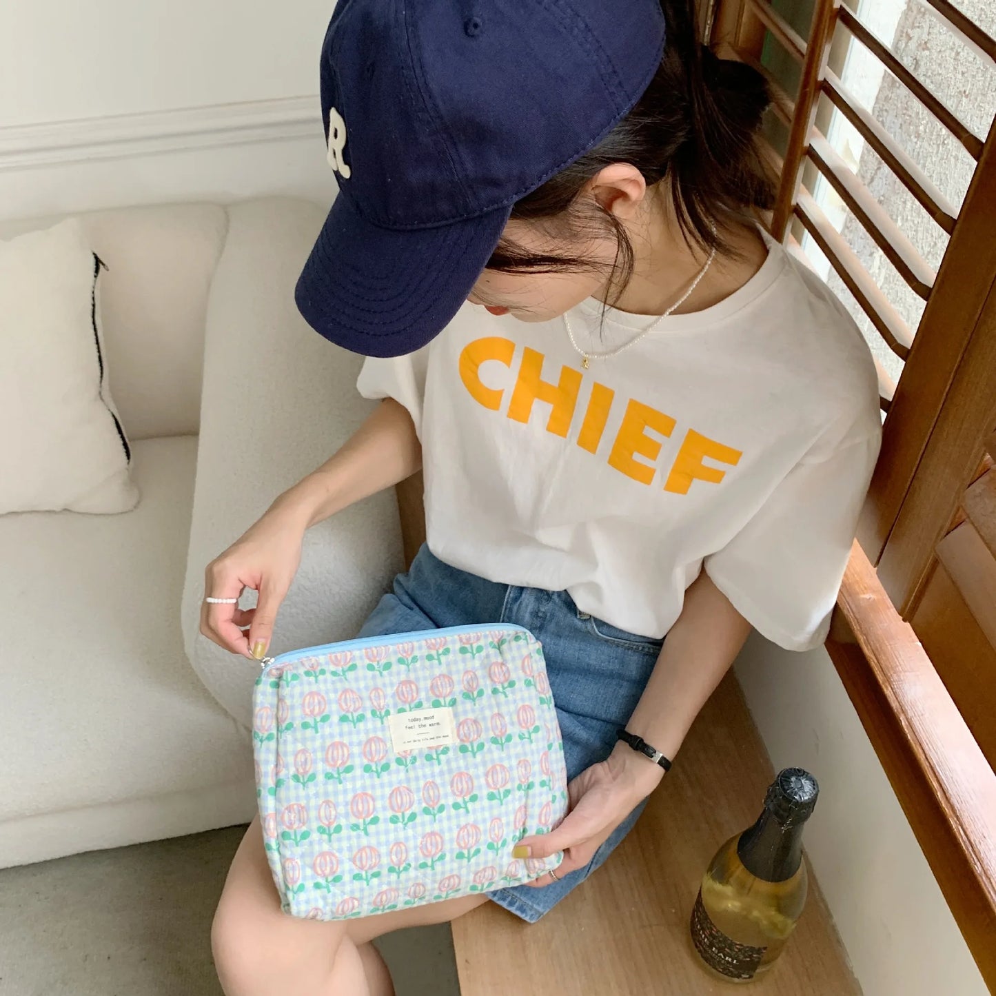 Cartoon Print Nappy Bag